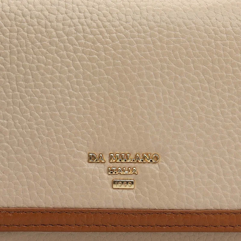 Da Milano Dove Wax Leather Ladies Wallet - Dove for Women | Best Price UAE